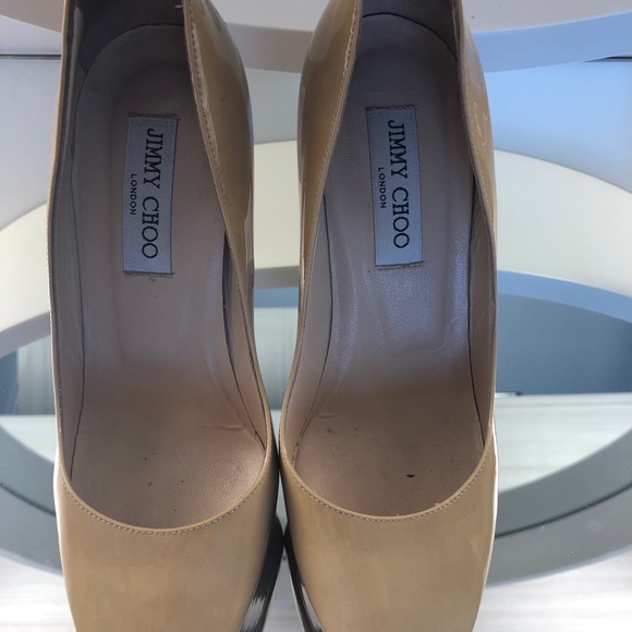 Jimmy choo beige round toe pump - Picture 8 of 8